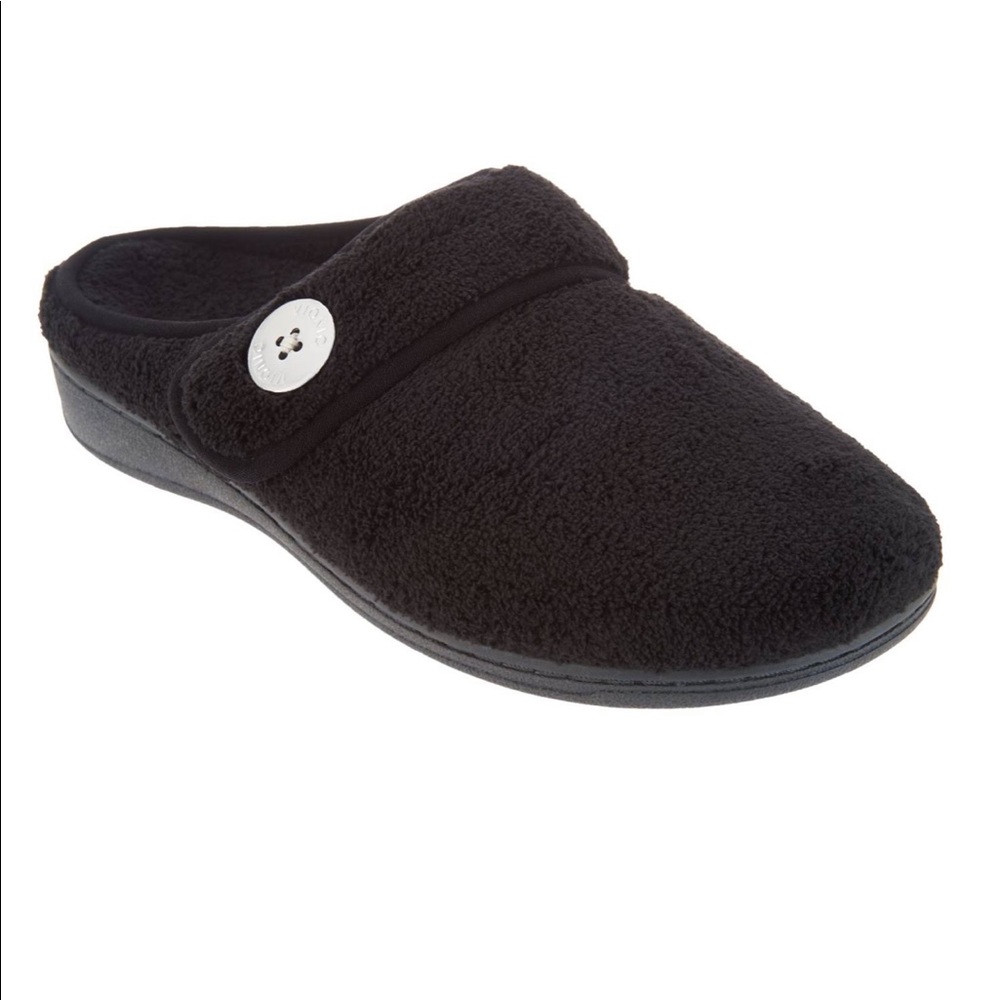 Vionic Black Sadie Slipper